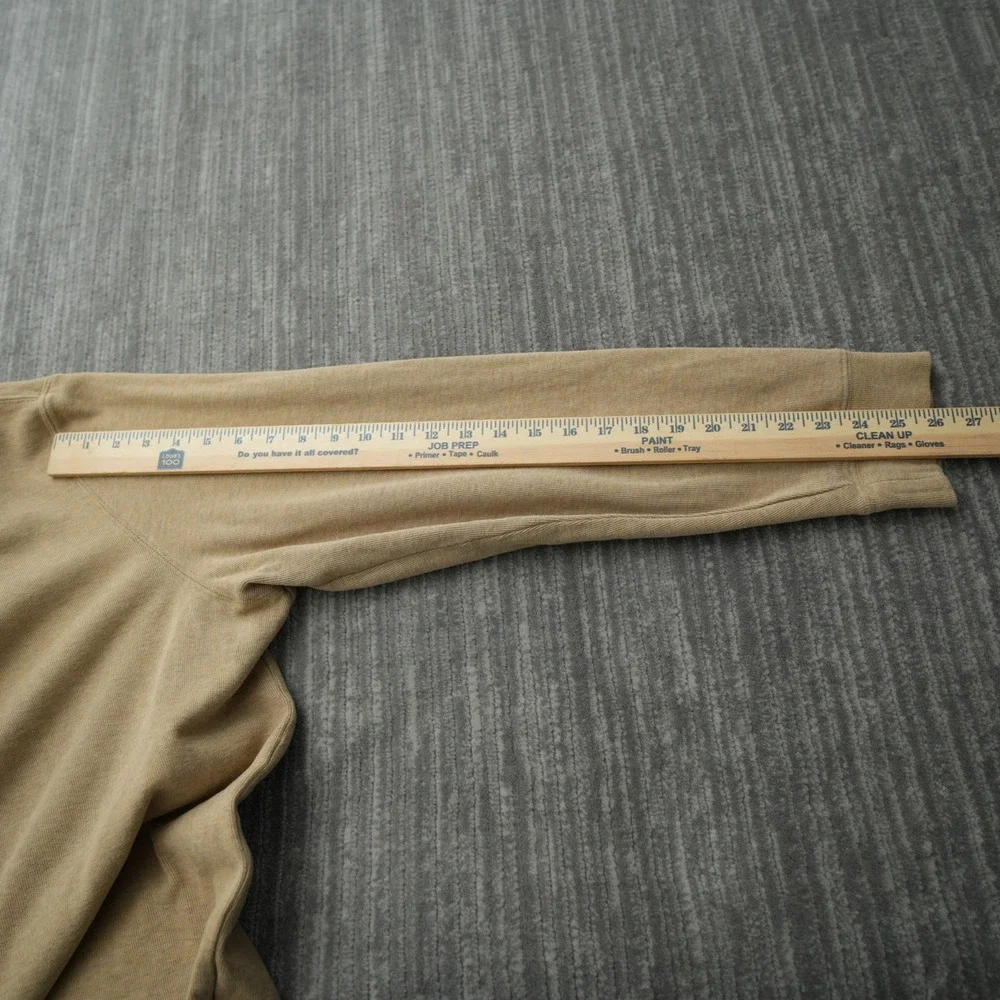 Polo Ralph Lauren Sweatshirt Men Dune Tan Quarter Zip Pullover Estate Rib‎ 2XL